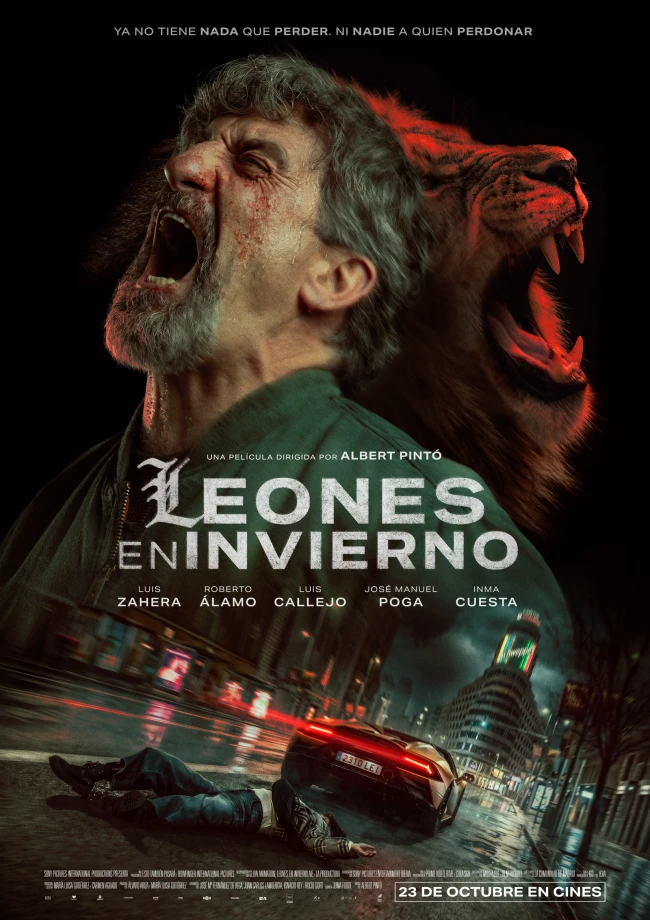 Leones en invierno